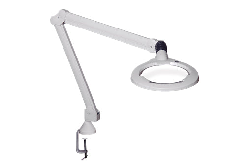Luxo Circus LED Magnifier, 5-Diopter, 45 inch, White