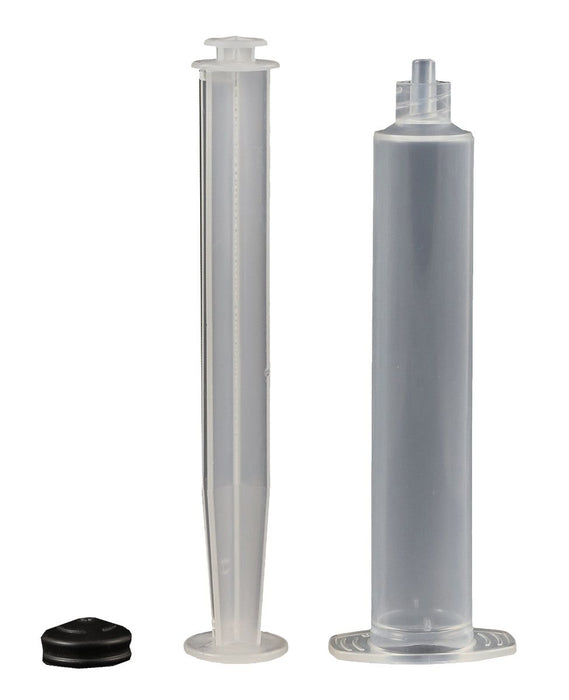 10 cc Standard Clear Unassembled Manual Syringe - Bag/15-30/PK
