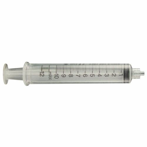 10 cc Calibrated Manual Luer Lock Syringe - Bag/25-50/PK