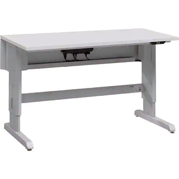 Treston 14-C10341127 30" x 80" Concept™ Electric Lift Workbench with ESD Laminate Work Surface & Rounded Front Edge