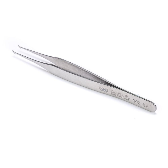CHP 102-SA Flat Tip Tweezers
