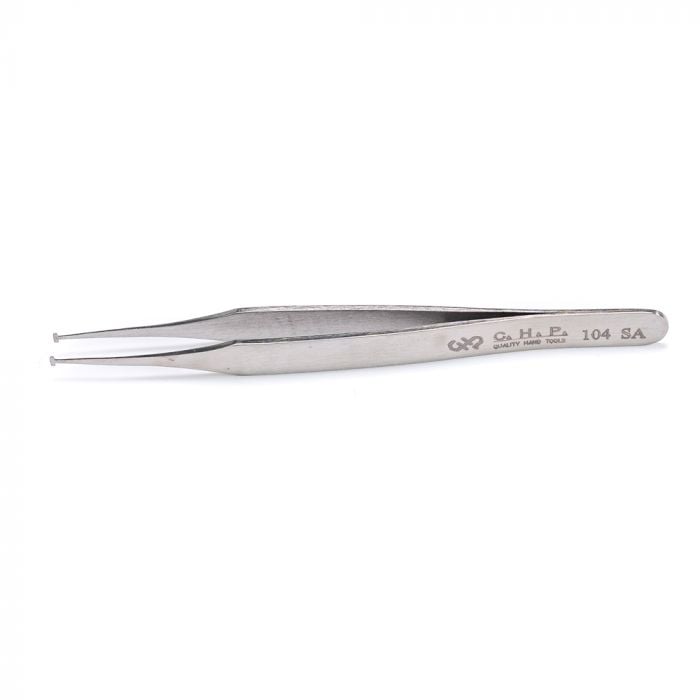 CHP 104-SA Flat Tip Tweezers
