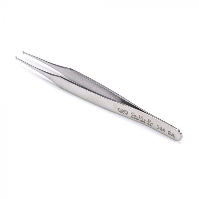 CHP 104-SA Flat Tip Tweezers