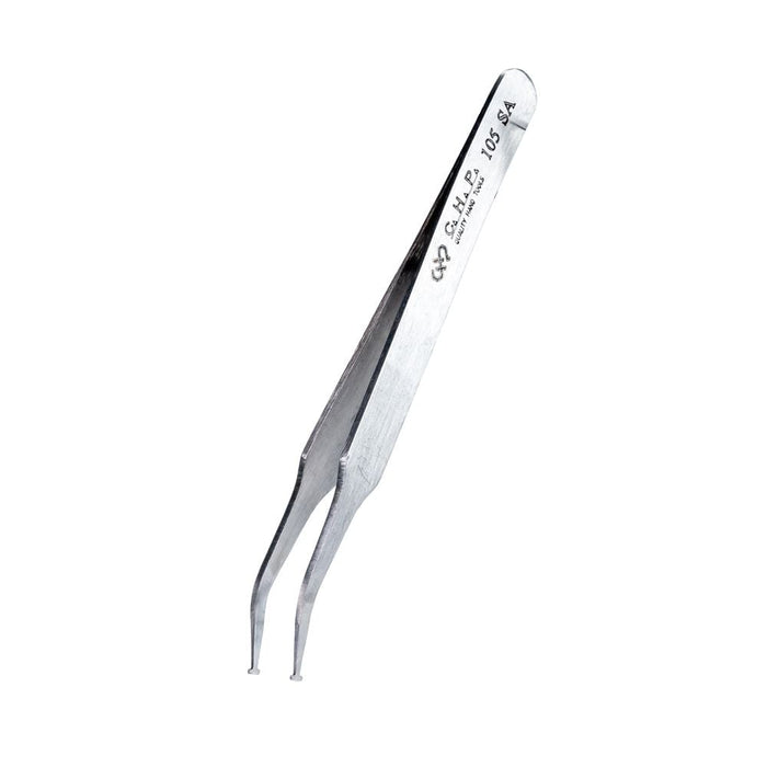 CHP 105-SA Flat Tip Tweezers