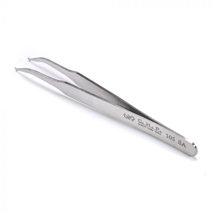 CHP 105-SA Flat Tip Tweezers