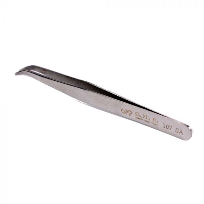 CHP 107-SA Flat Tip Tweezers
