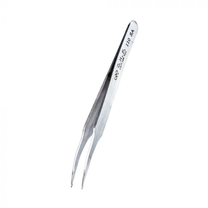 CHP 110-SA Flat Tip Tweezers