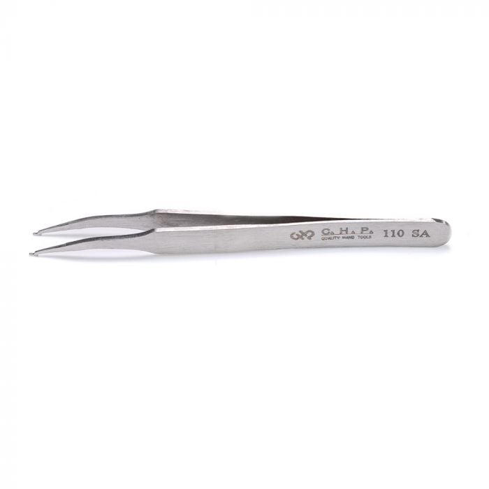 CHP 110-SA Flat Tip Tweezers