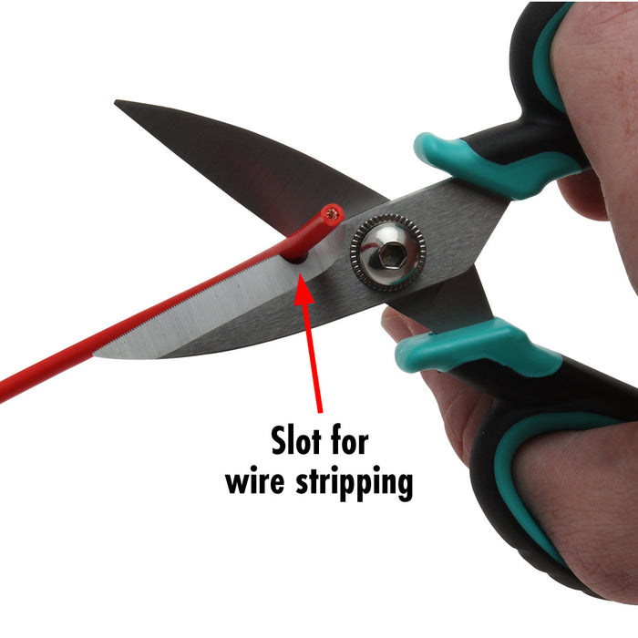 Multipurpose Electrician Scissors with Wire Stripper