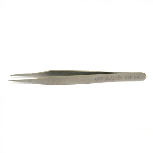CHP 111-SA Flat Tip Tweezers