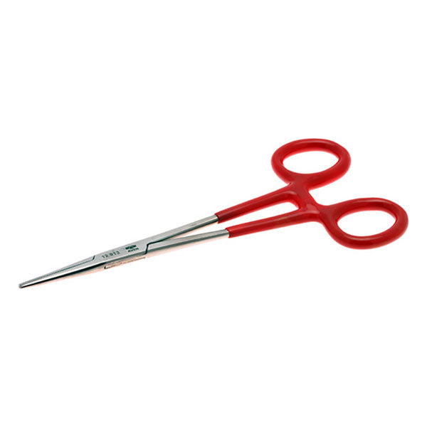 Hemostat - Straight | 6in w/Plastic Coated Handle