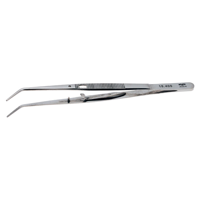 Aven College Forceps w/Lock Bent Tips 6 inches