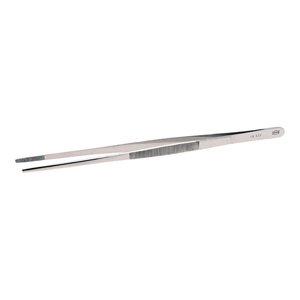 Aven Forceps - Straight Serrated Tips 10 inches