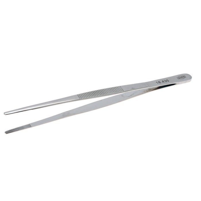 Aven Forceps - Straight Serrated Tips 6 inches