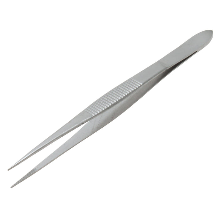 Splinter Forceps Straight Serrated Tip 4-1/2 inches