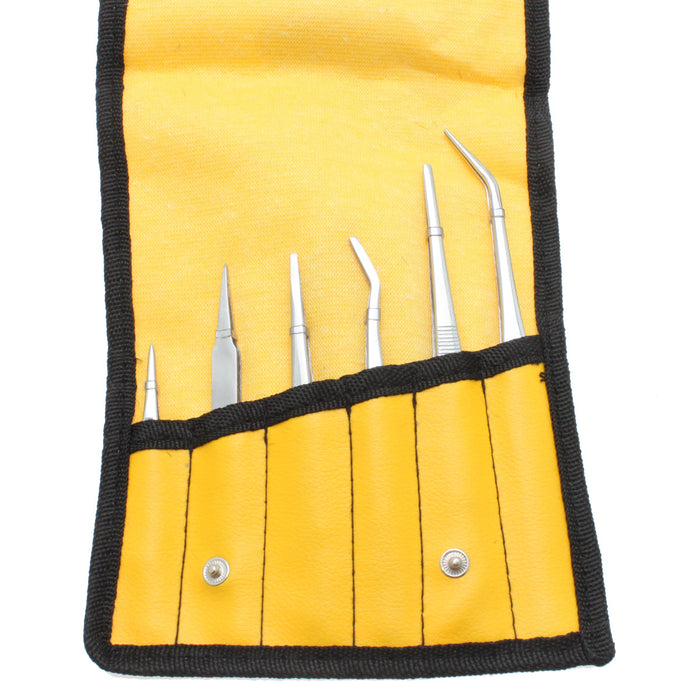 6 Piece General Purpose Tweezers and Forceps Set