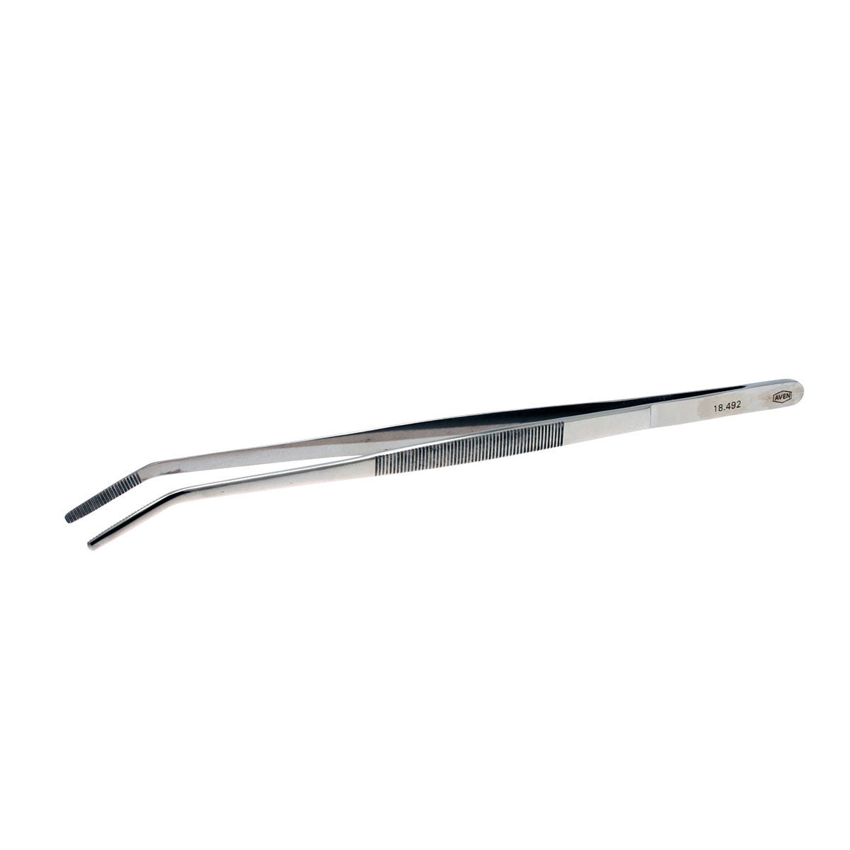 Aven Blunt Tweezers Bent End Serrated 10 Inches — Starboardtechnology 9066