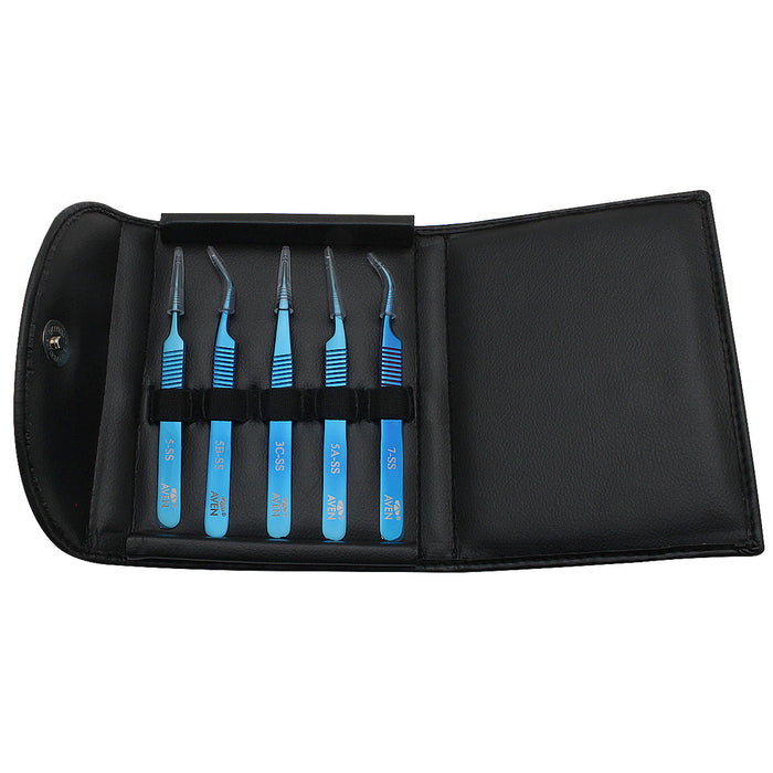 Blu-Tek Tweezers Kit with Storage Case