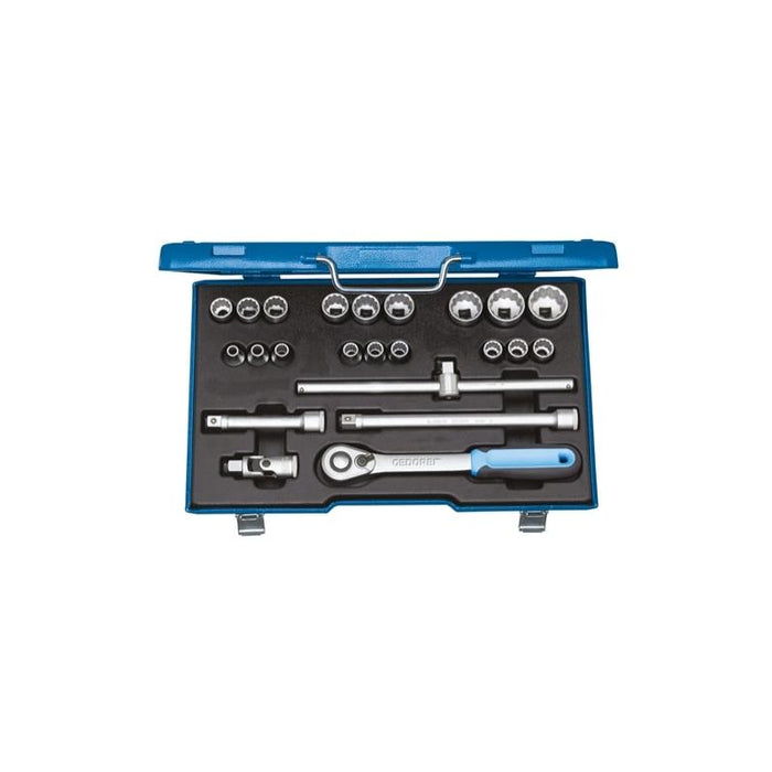 Gedore 2545845 Socket Set 1/2 Inch Drive, 23 Pieces UD 8-32 mm