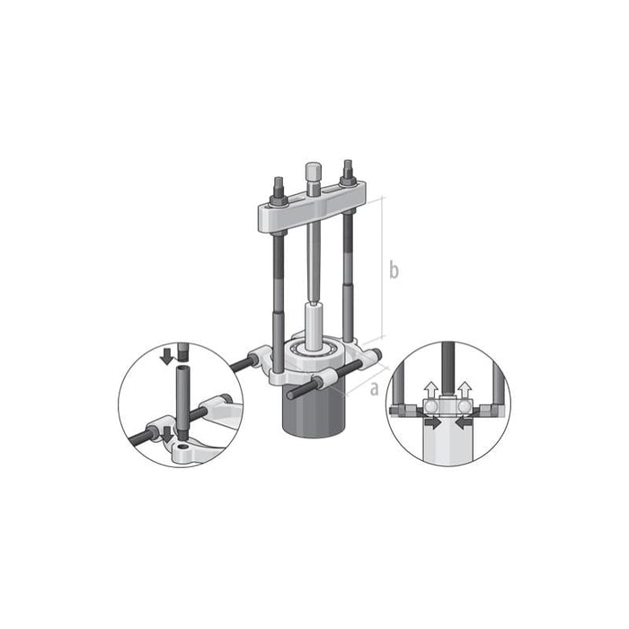 Gedore 8109830 Separator And Puller Set