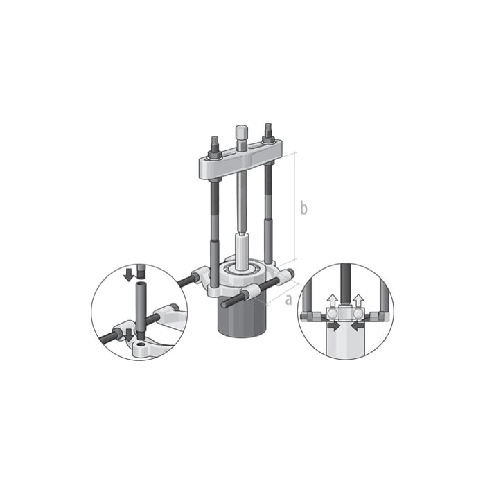 Gedore 8018010 Separator Puller 125-380 mm