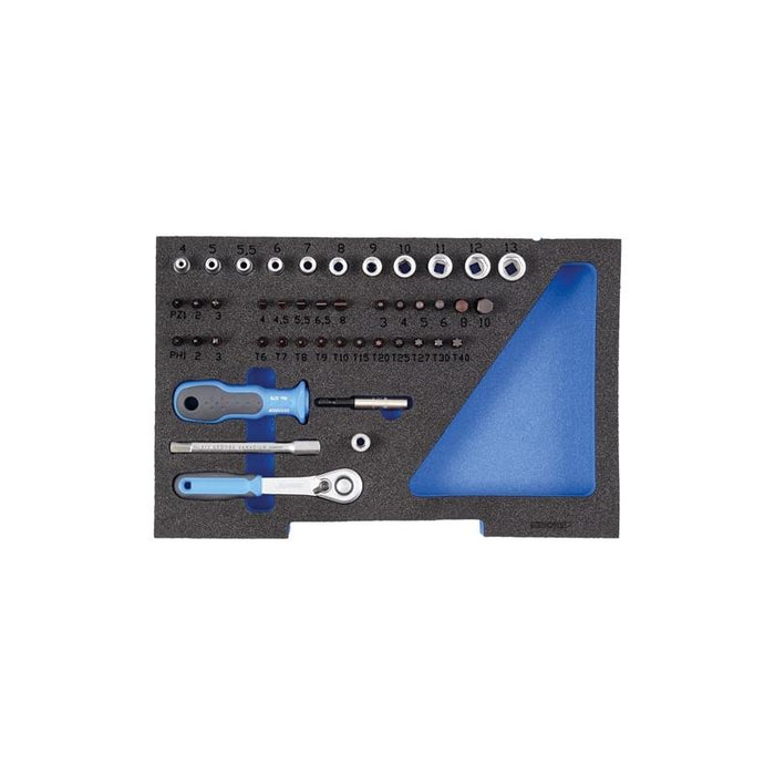 Gedore 2835886 Socket set 1/4 Inch Drive, L-BOXX 136 Module