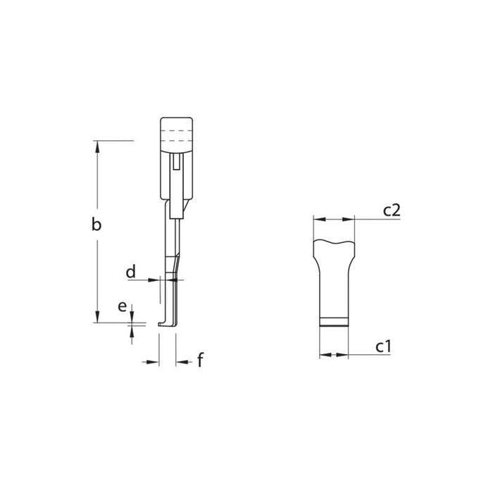 Gedore 1495607 Black Leg Without Clamping Piece