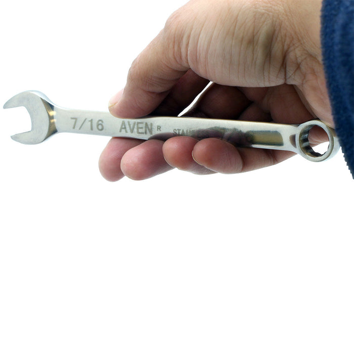 Combination Wrench Stainless Steel 7/16"