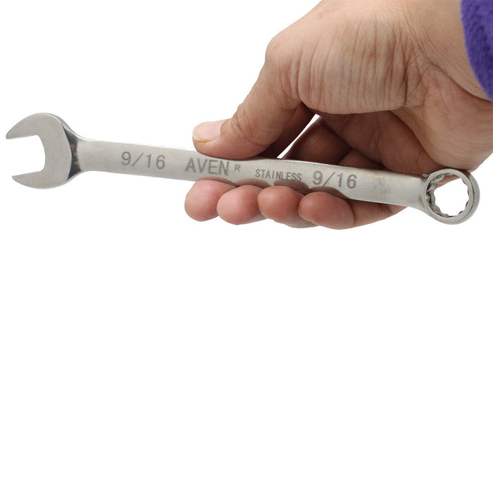Combination Wrench Stainless Steel 9/16"