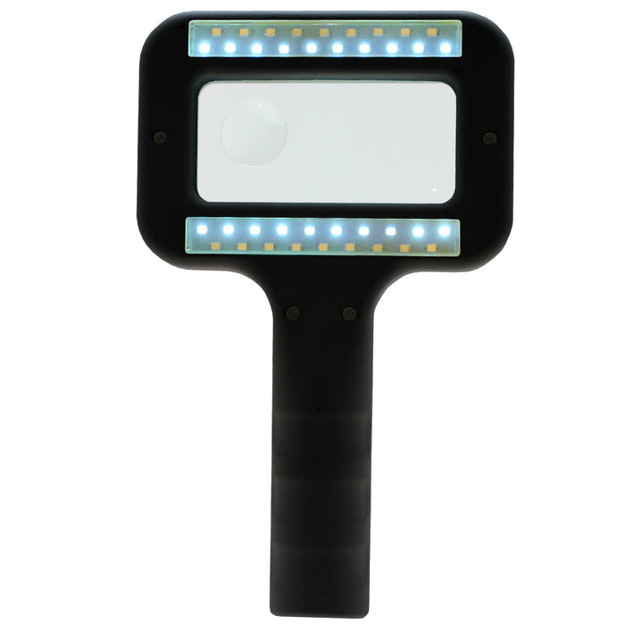 Wide-View Magnifier [2.25x | 4x] with Ultraviolet and White LEDs