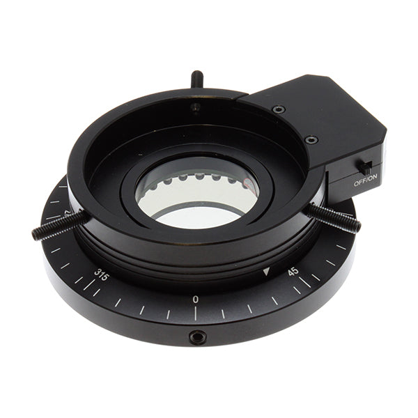 LED Ring Light with Adjustable Polarizer