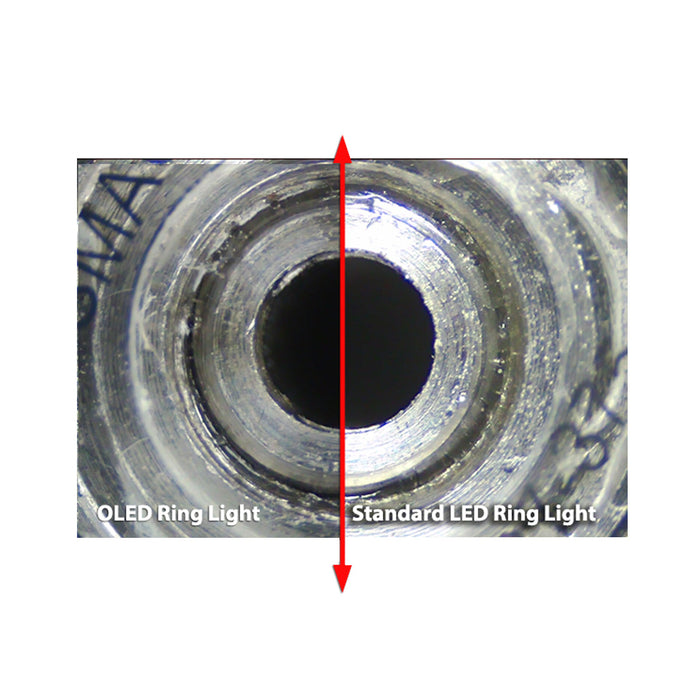 OLED Ring Light for Microscopes