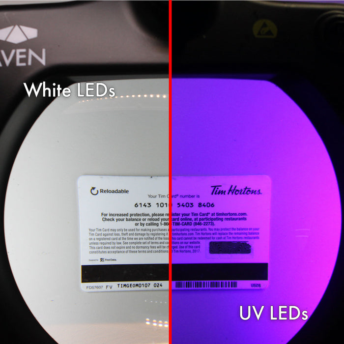 Mighty Vue™ Pro 3 Diopter [1.75x] Magnifying Lamp with UV and White LEDs -ESD Safe
