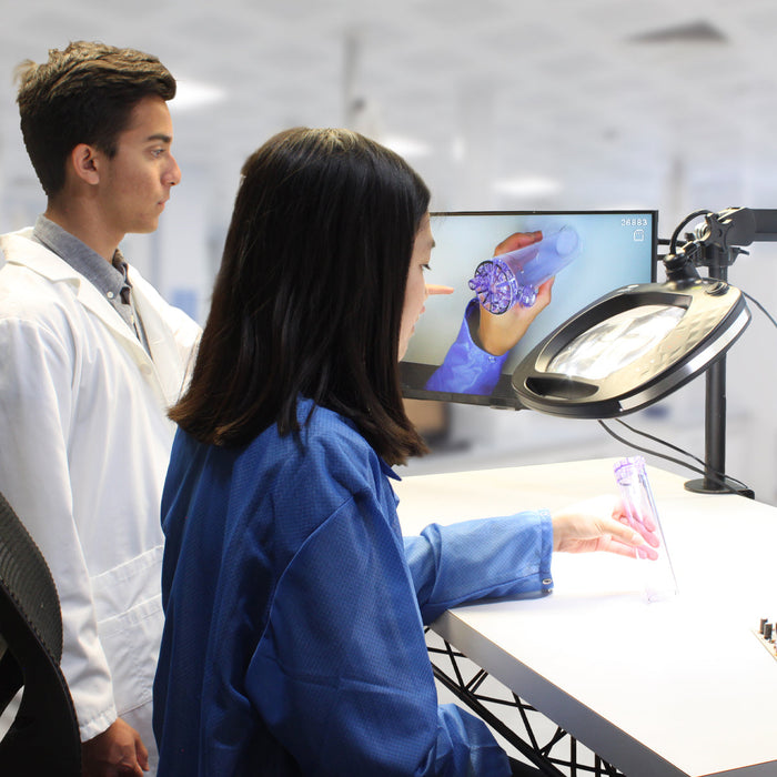 Inspector™ 5 Diopter [2.25x] Magnifying Lamp with HD Camera ESD Safe