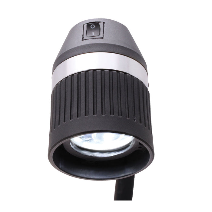 Sirrus Task Light LED w/ Swivel Head, 500mm Flex Arm & Mounting Clamp