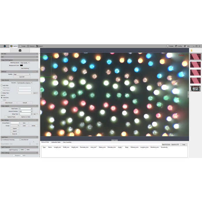 Digital Microscope Mighty Cam PRO [28.8x - 384x] with Standard Stand