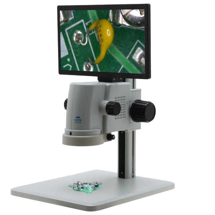 MicroVue Digital Microscope with Built-In HD Monitor [17 - 110x]