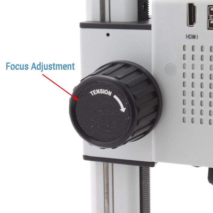 MicroVue Digital Microscope with Built-In HD Monitor [17 - 110x]