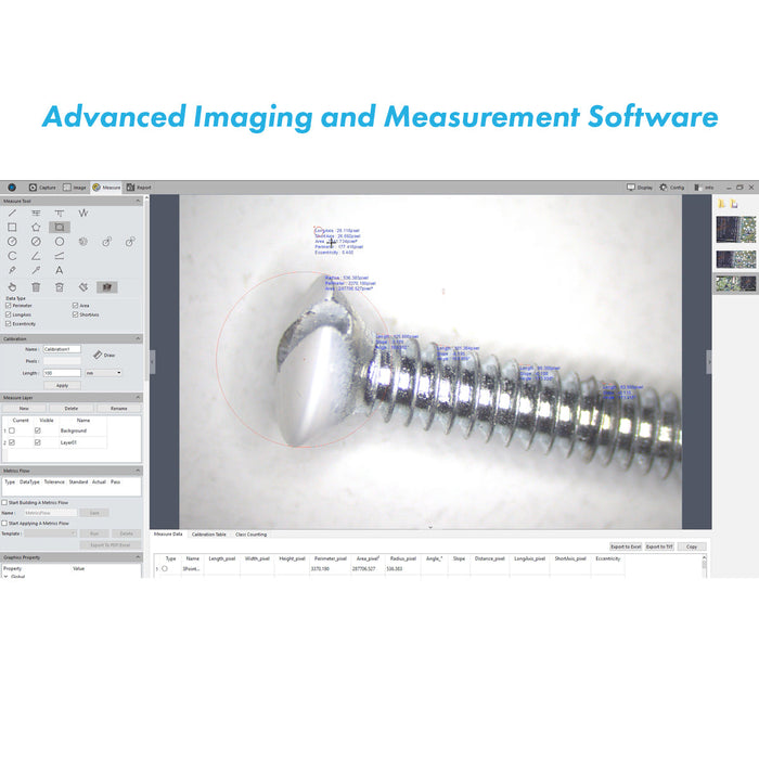 Digital Microscope with 360 Viewer, Mighty Cam HD on Track Stand [22x - 147x]