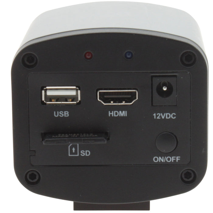 Digital Microscope with 360 Viewer, Mighty Cam HD on Post Stand with Gooseneck LEDs [22x - 147x]