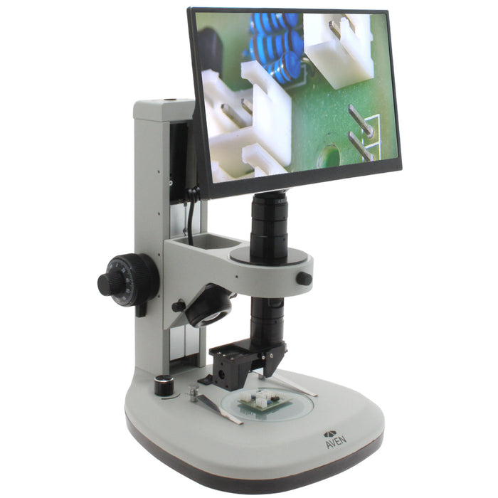 Digital Microscope with 360 Viewer, Mighty Cam Eidos on Track Stand [13.3x - 94.4x]