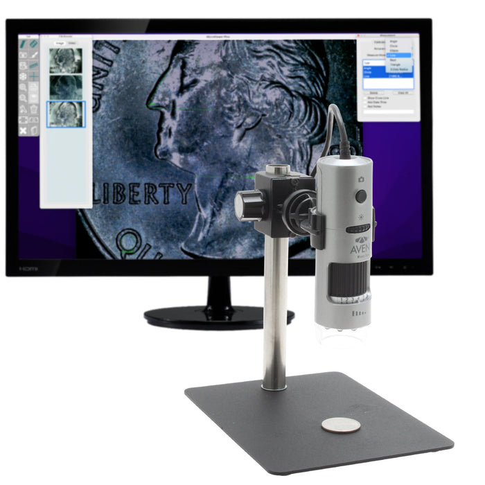 Mighty Scope v2 USB Digital Microscope w/Polarizer