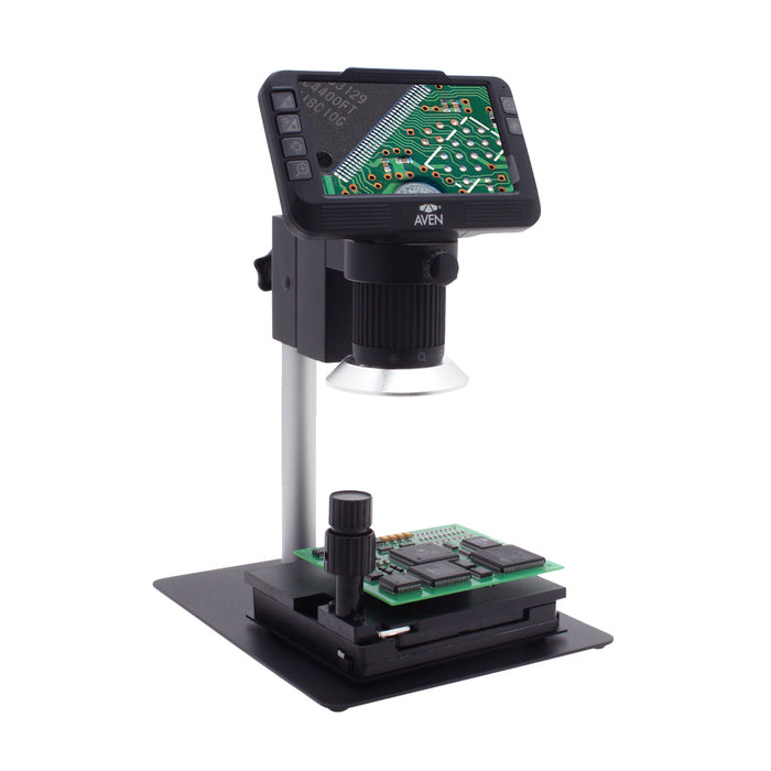 Mighty Scope ClearVue Digital Microscope 8x-25x with Post Stand and Gliding Stage and Diffuser