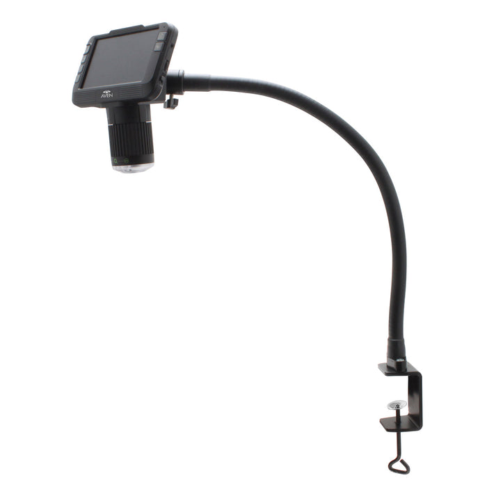 Mighty Scope ClearVue Digital Microscope 8x-25x + 18 Inch FlexArm Stand with Table Clamp