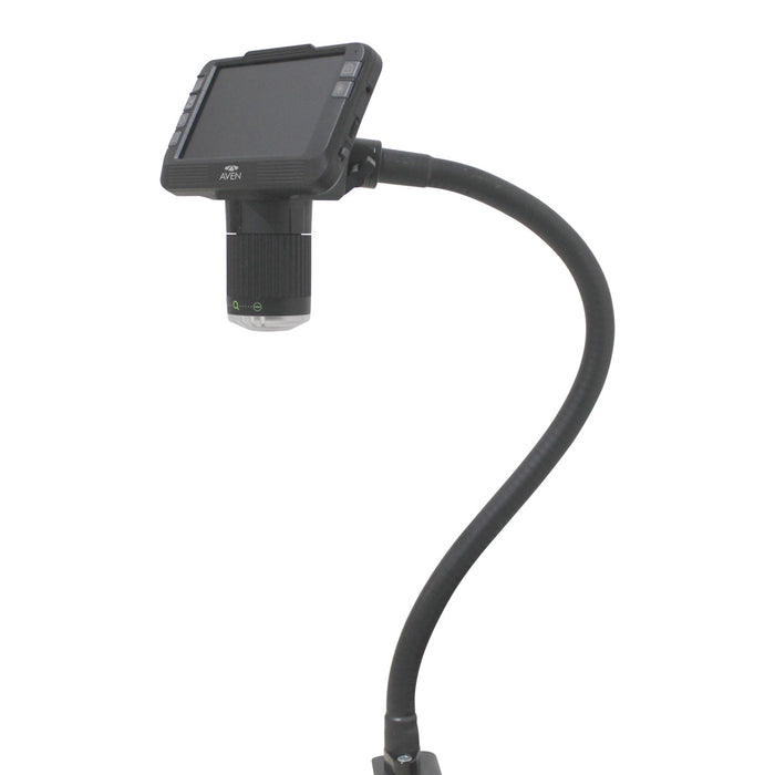 Mighty Scope ClearVue Digital Microscope 8x-25x + 18 Inch FlexArm Stand with Table Clamp