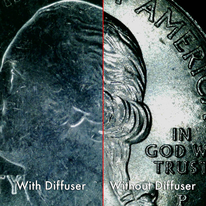 Mighty Scope ClearVue Digital Microscope 8x-25x + 18 Inch FlexArm Stand with Table Clamp and Diffuser