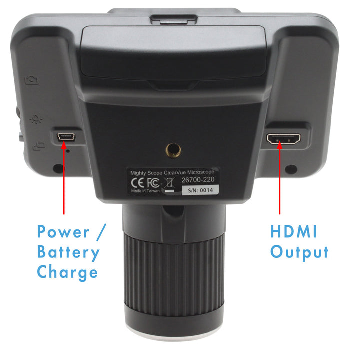 Mighty Scope ClearVue Digital Microscope 8x-25x + 34" Spring Balanced Arm and Diffuser