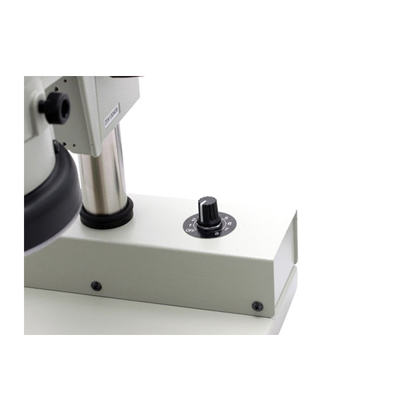 Stereo Zoom Trinocular Microscope DSZV-44 [10x-44x] on Post Stand with Integrated LED Light & USB 5M Camera