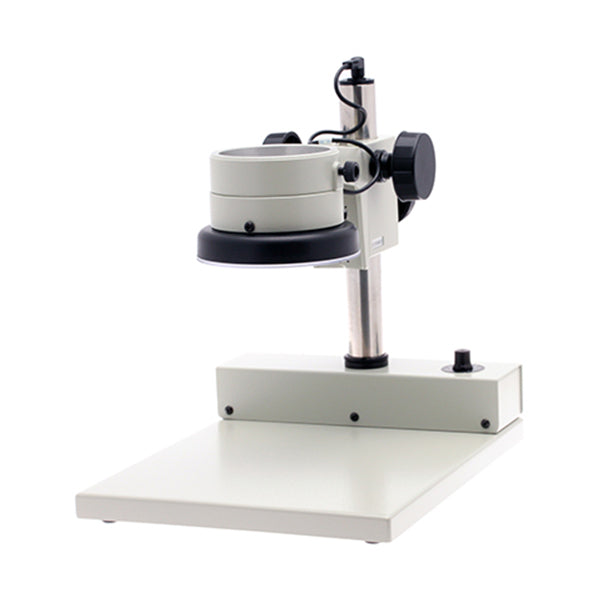 Stereo Zoom Binocular Microscope SPZH-135 [21x-135x] on Post Stand with Integrated LED Light