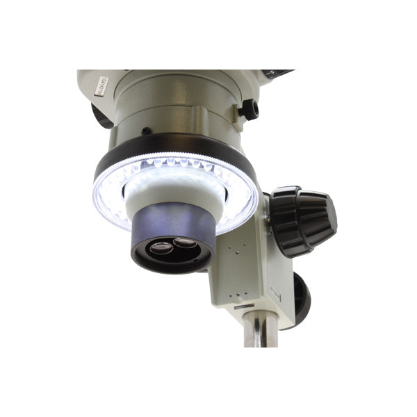 Stereo Zoom Binocular Microscope SPZH-135 [21x-135x] on Post Stand with Integrated LED Light